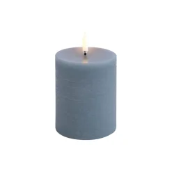 Uyuni Lighting Lys & Duftlys<LED Pillar Candle 10 cm, hazy blue