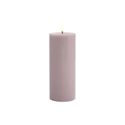 Discount Uyuni Lighting LED Pillar Candle 20 cm, light lavender