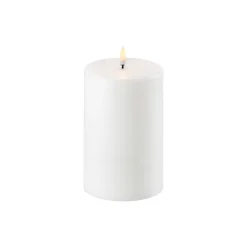Online Uyuni Lighting LED Pillar Candle 15 cm, nordic white