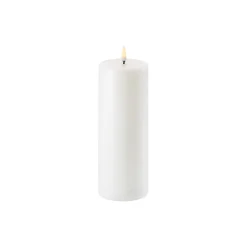 New Uyuni Lighting LED Pillar Candle 10 cm, nordic white