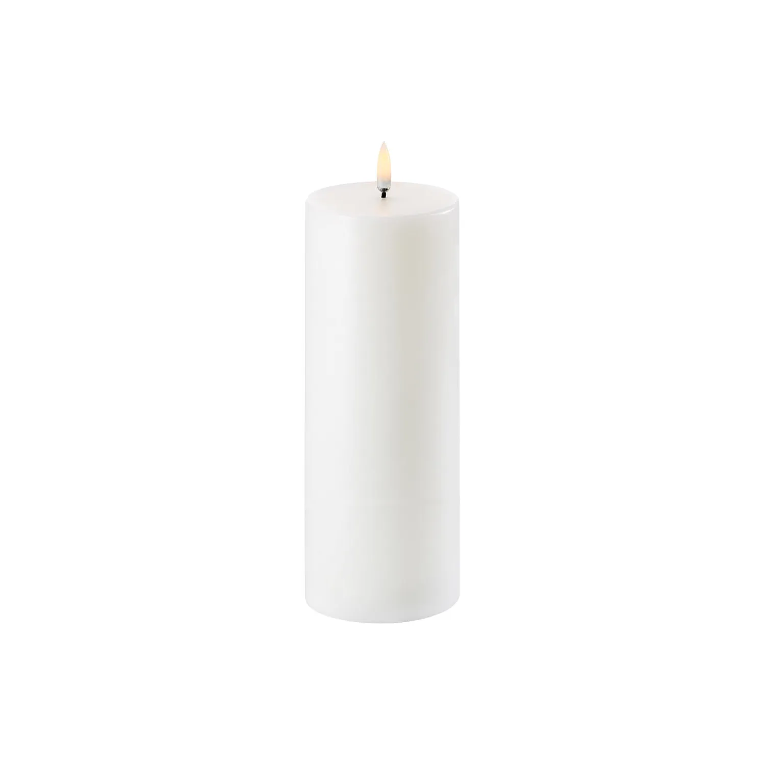 New Uyuni Lighting LED Pillar Candle 10 cm, nordic white