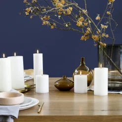 Uyuni Lighting Lys & Duftlys<LED Pillar Candle 10 cm, nordic white