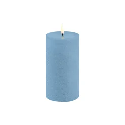 Discount Uyuni Lighting LED Pillar Candle 15 cm, sky blue