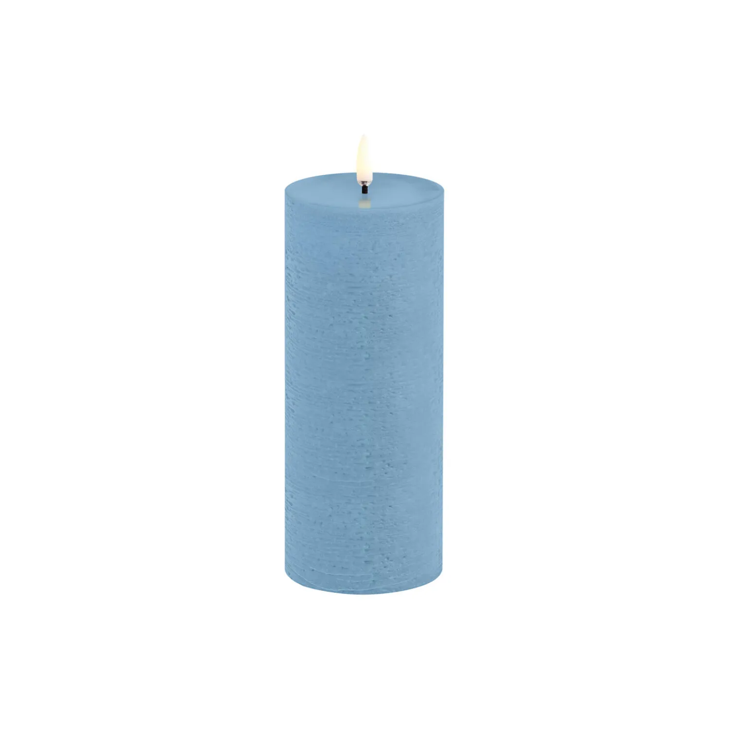 Discount Uyuni Lighting LED Pillar Candle 20 cm, sky blue