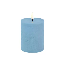 Uyuni Lighting Lys & Duftlys<LED Pillar Candle 10 cm, sky blue