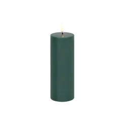 Discount Uyuni Lighting LED pillar candle, pine green