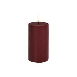 Online Uyuni Lighting LED pillar candle, wine red