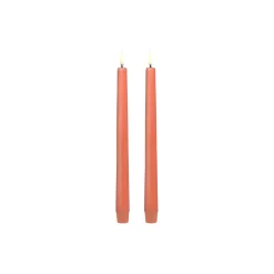 Best Uyuni Lighting LED Slim taper candle 2-pack, apricot