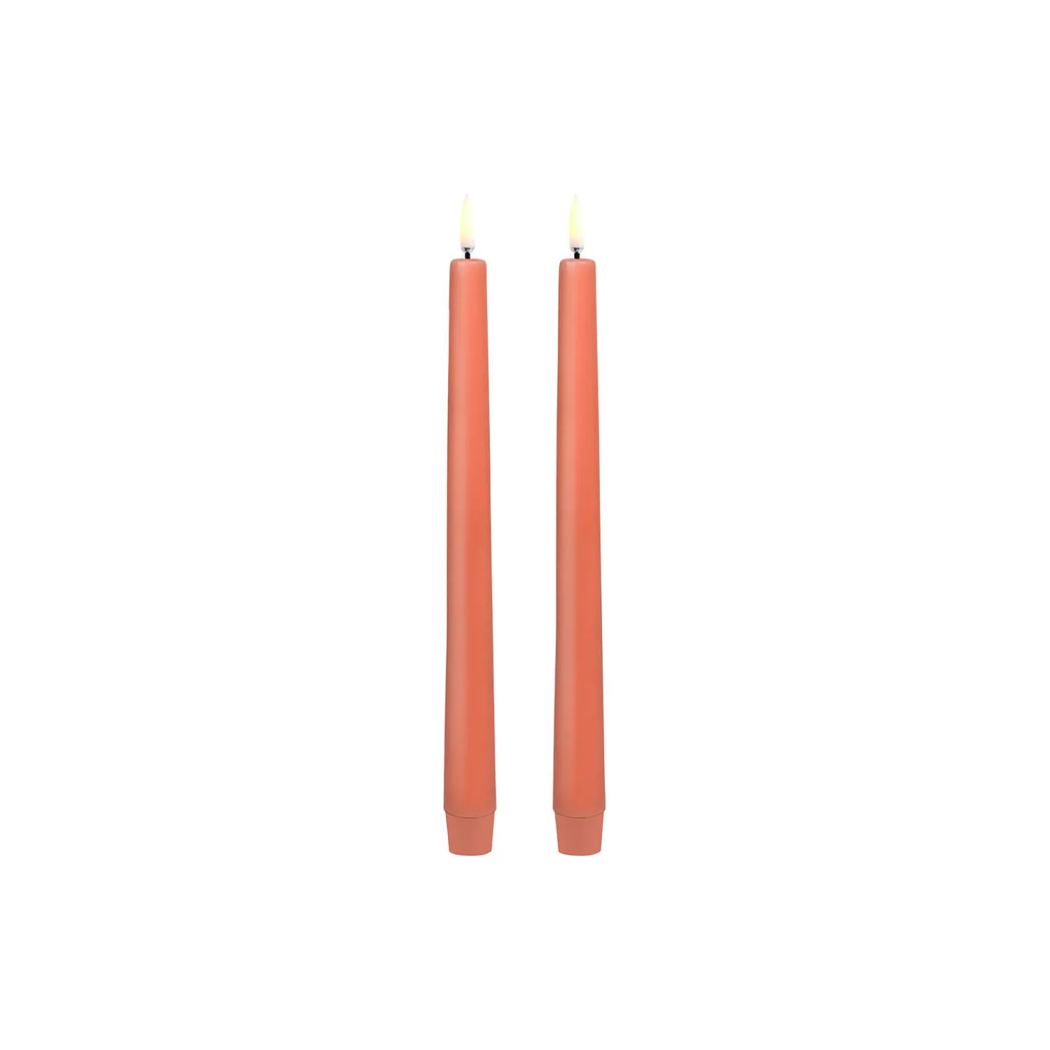 Best Uyuni Lighting LED Slim taper candle 2-pack, apricot