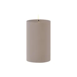 Uyuni Lighting LED udendørs bloklys 15 cm, sandstone