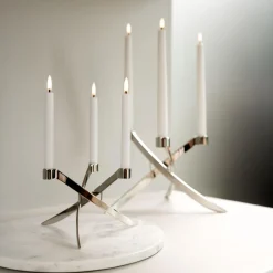 Best Uyuni Lighting LightArch Mini Taper Candleholder 3 pcs, chrome