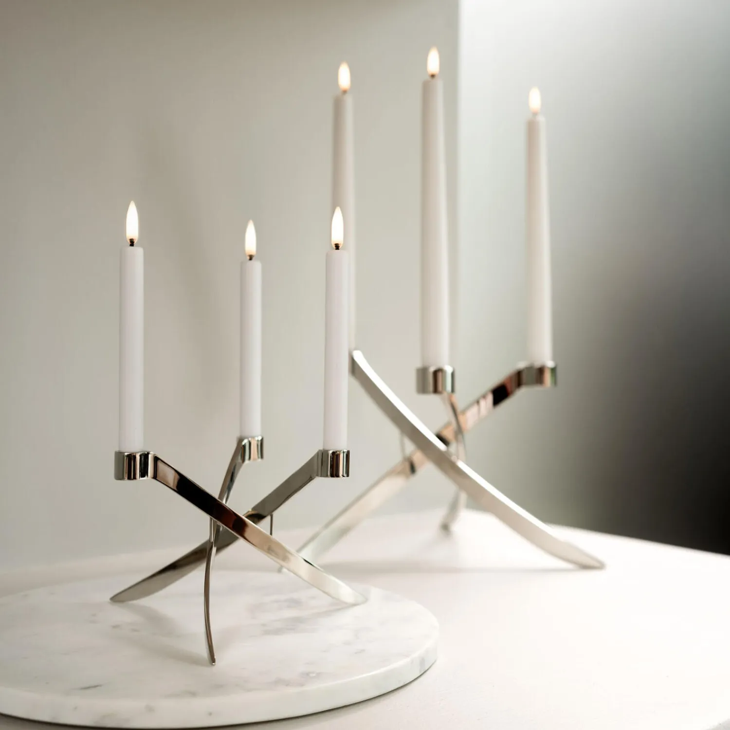 Best Uyuni Lighting LightArch Mini Taper Candleholder 3 pcs, chrome