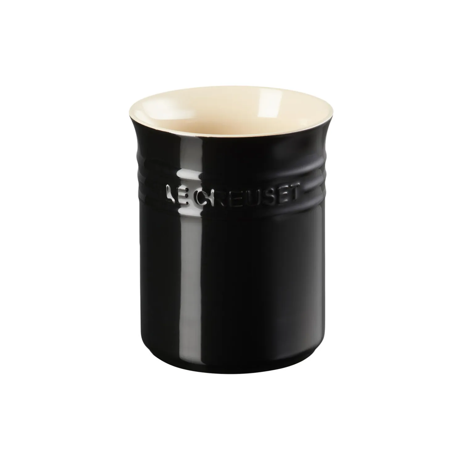 Discount Le Creuset Lille bestik- og redskabskrukke, black