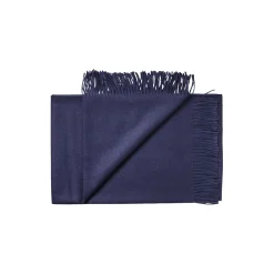 Outlet Silkeborg Uldspinderi Lima plaid, 01667 navy blue