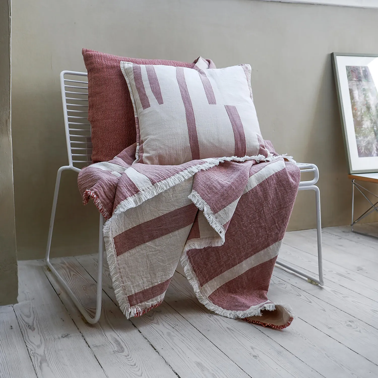 Outlet ELVANG Lyme Grass plaid, rusty red