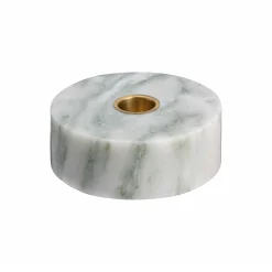 Uyuni Lighting Lysestager<Marble base Candleholder, light green