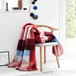 Best Røros Tweed MIKKEL Throw, red