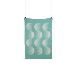 Best Røros Tweed MOON Throw, tranquille green