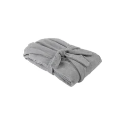 Hot Karmameju MOUNT EVEREST fleece bathrobe, light grey