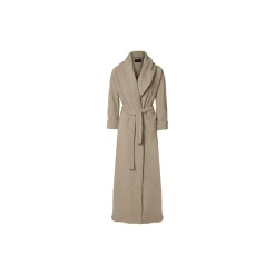Clearance Karmameju MOUNT EVEREST fleece bathrobe, beige