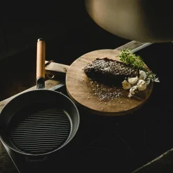 Best Fiskars Norden støbejerns-grillpande Ø 26 cm