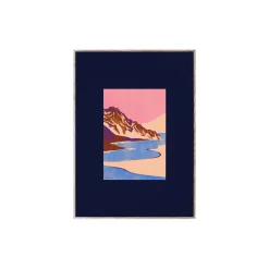 Best Paper Collective Orange Landscape poster