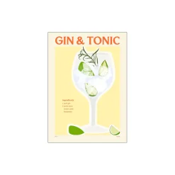 Sale Poster & Frame PSTR Gin Tonic