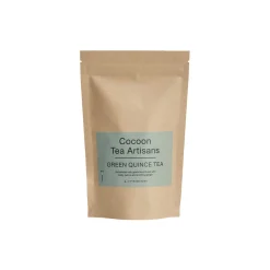 Best Cocoon Tea Artisans Refill Bag, green tea quince