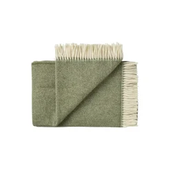 Best Silkeborg Uldspinderi Rømø plaid, 00186 forest floor green 00186 forest floor green, 00186 forest floor green