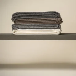 Silkeborg Uldspinderi Plaider<Samsø plaid, 00116 dark nordic grey