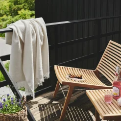 Online Silkeborg Uldspinderi Samsø plaid, 00100 white