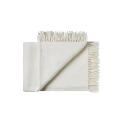 Silkeborg Uldspinderi Plaider<Samsø plaid, 00100 white