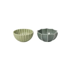 Hot Dottir Nordic Design Samsurium sæt af 2 mini skåle, wasabi & spruce