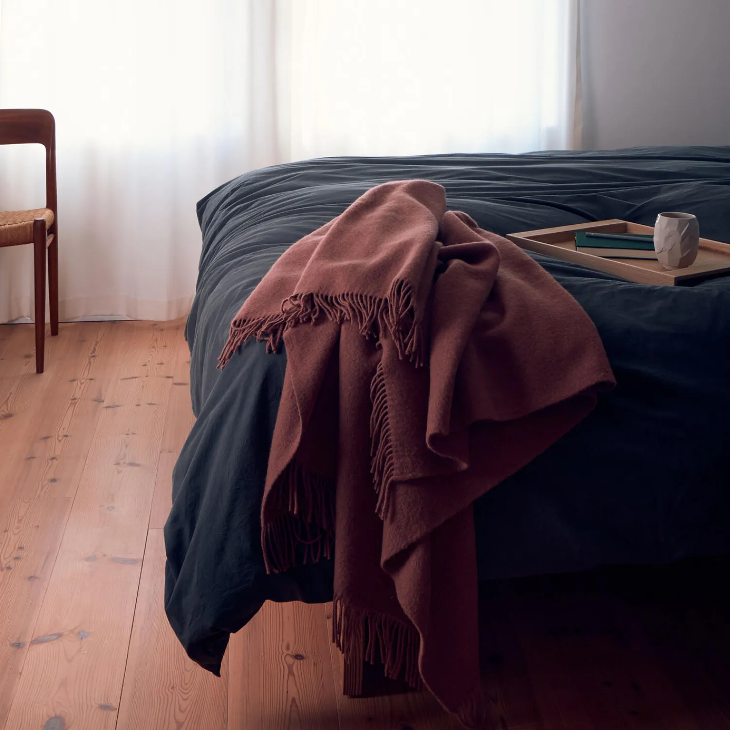 Silkeborg Uldspinderi Plaider<Season plaid, 03109 rosewood