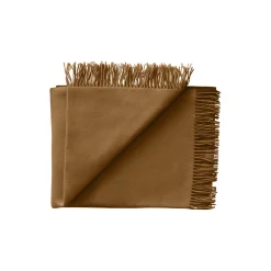 Silkeborg Uldspinderi Secret plaid, 02214 ocher/caramel