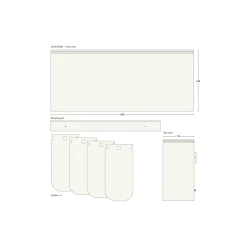 Best DesignLife SORTED Premium Wide affaldssortering, white/RAL 9010