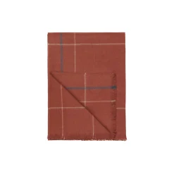 Discount ELVANG Square plaid, rusty red