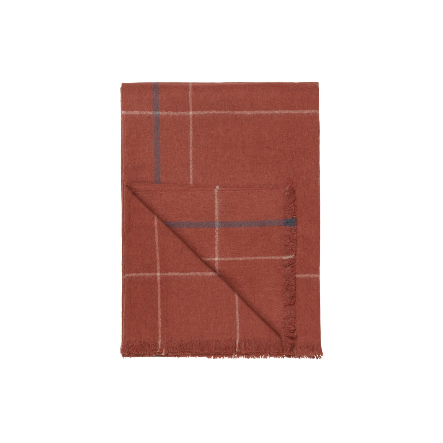 Discount ELVANG Square plaid, rusty red