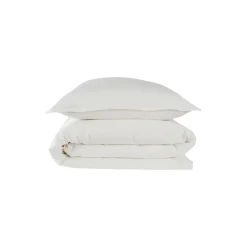 Online Geismars Væverier Stone Washed baby/juniorpudebetræk, hvid
