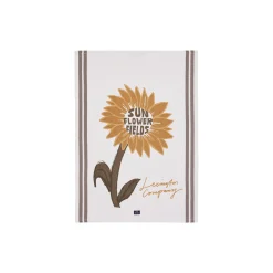 Best Lexington SunFlowerOrgCottonKitchenTowel, white/stone