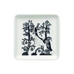 Best Iittala Taika firkantet tallerken, sort