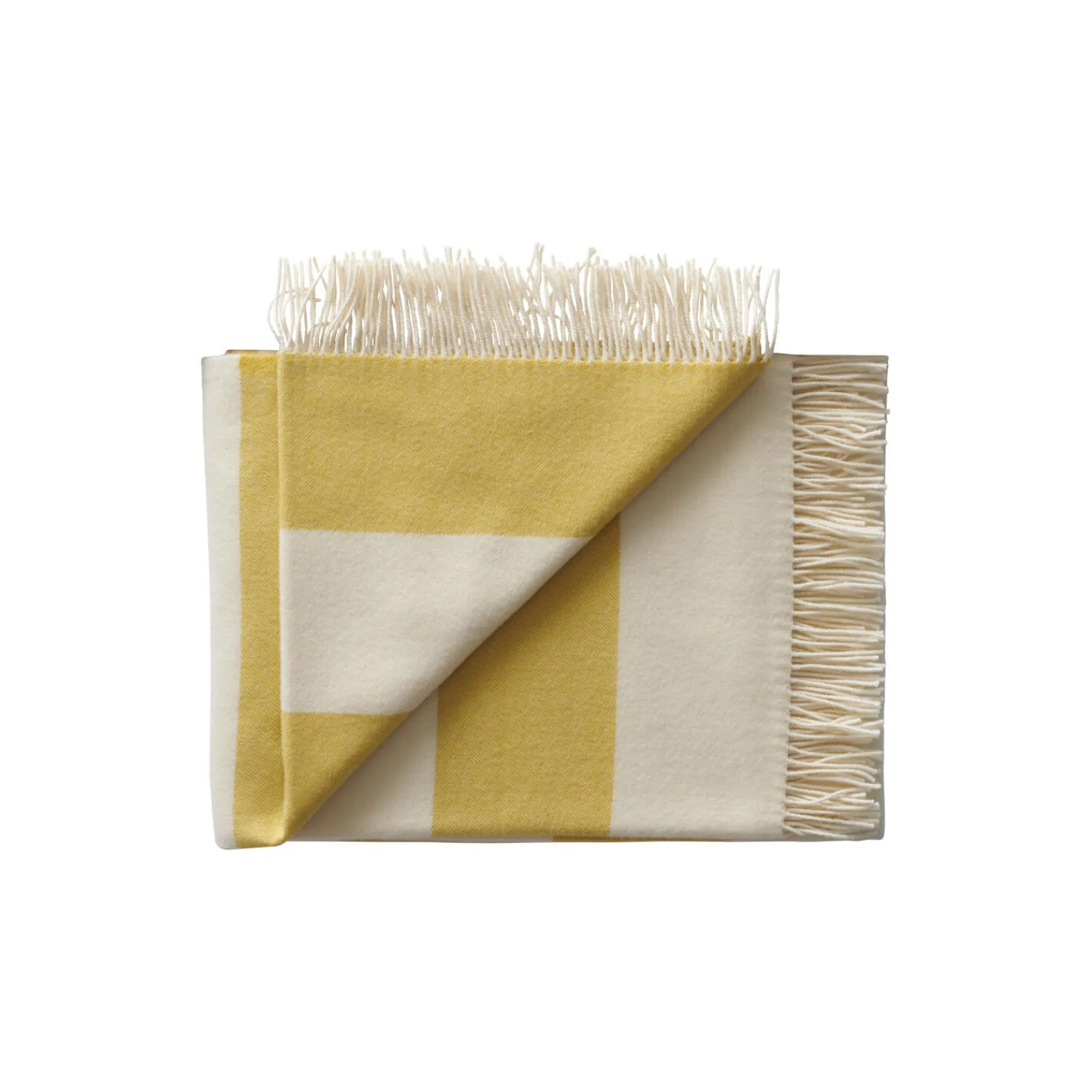 Silkeborg Uldspinderi The Sweater plaid, 08007 golden yellow