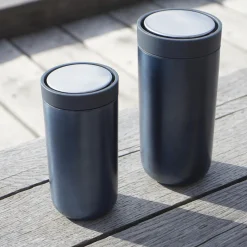 Clearance Stelton To Go Click termokop 0,4 L, dark blue metallic