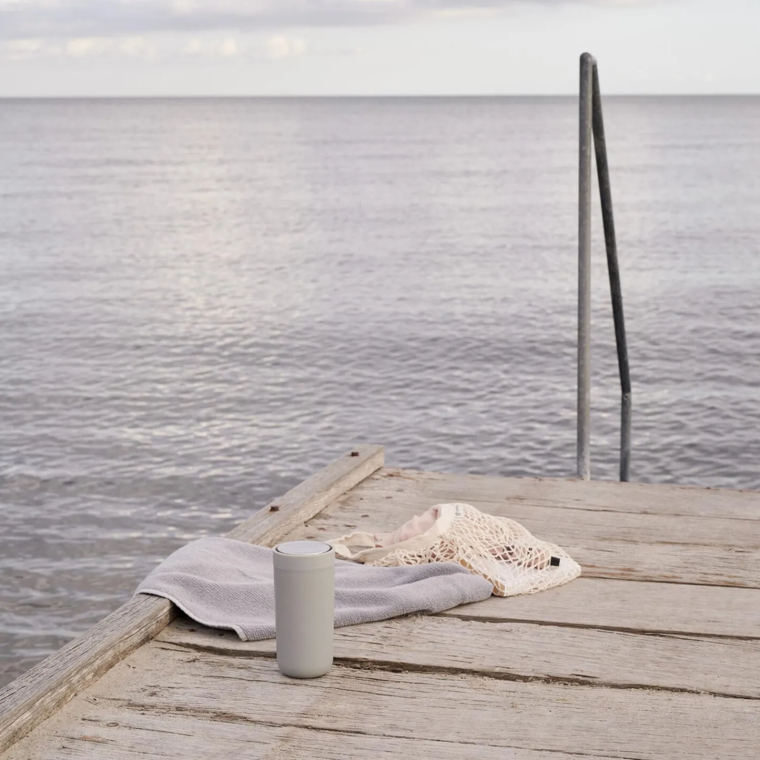 Hot Stelton To Go Click termokop 0,4 L, soft light grey