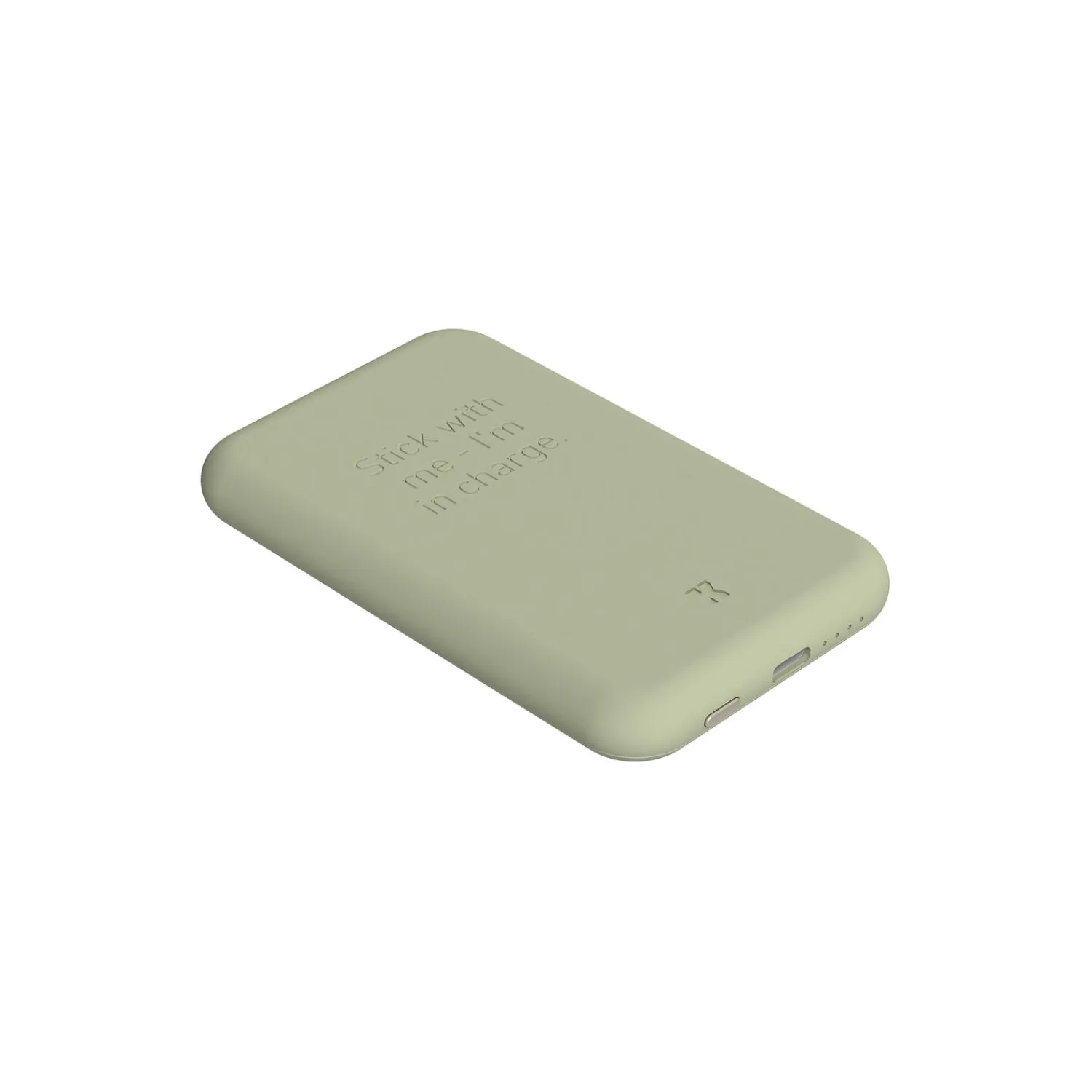 Kreafunk Opladere<toCHARGE Qi trådløs powerbank dusty olive