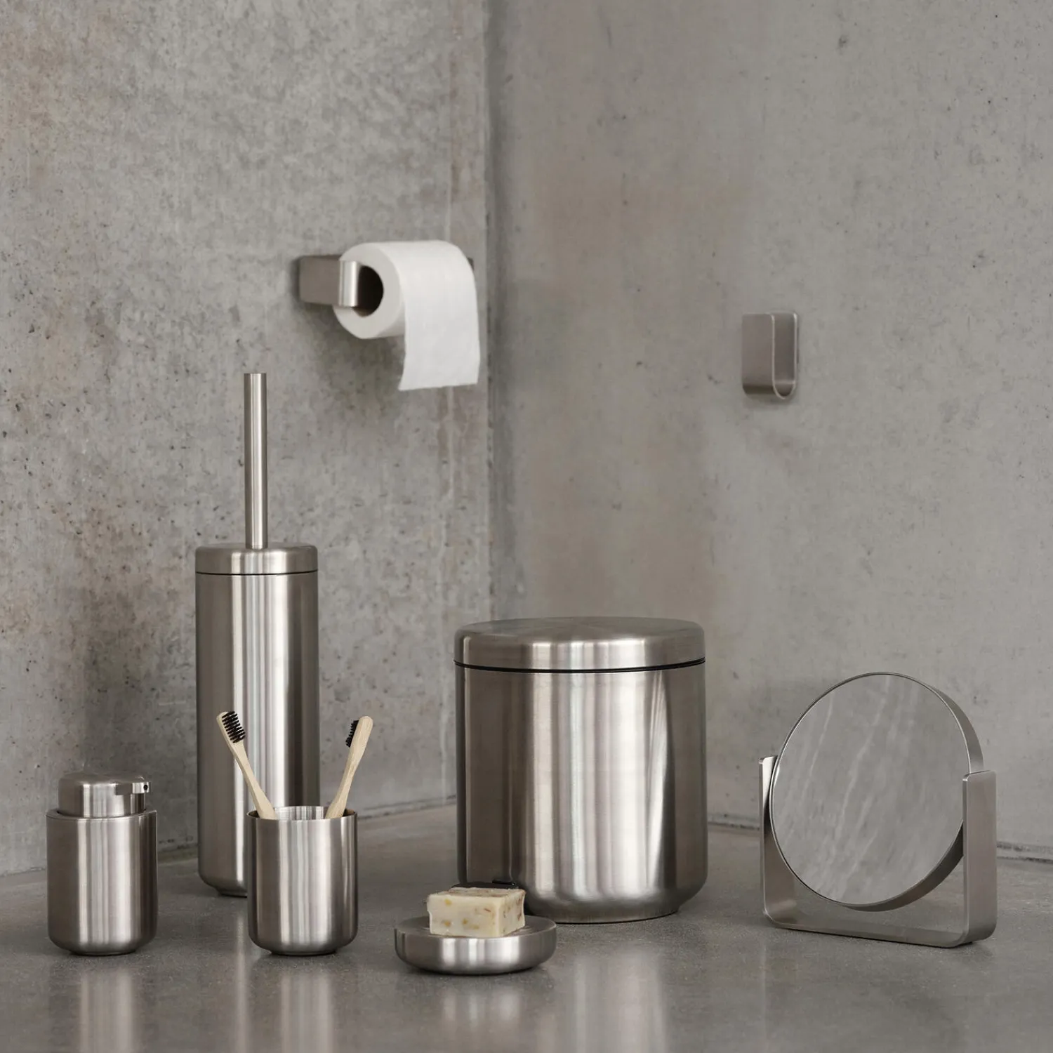 Online Zone Denmark Ume toiletbørste, steel