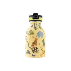24Bottles To Go<Urban Drikkeflaske med Sports Låg og Stone Finish, jungle friends