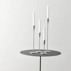 Sale Piet Hein Venus lysestage 21 cm, rustfri stål b&oslash;rstet stål
