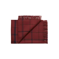 Outlet Silkeborg Uldspinderi Warp and Weft plaid, 02102 embrace - beetroot/midnight 02102 embrace beetroot/midnight