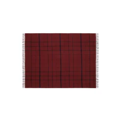 Outlet Silkeborg Uldspinderi Warp and Weft plaid, 02102 embrace - beetroot/midnight 02102 embrace beetroot/midnight
